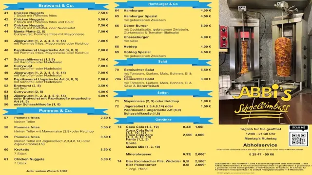 BookNoFees: مطعم – Abbis Imbiß – Anröchte – Abbis Imbiß، الصورة 2