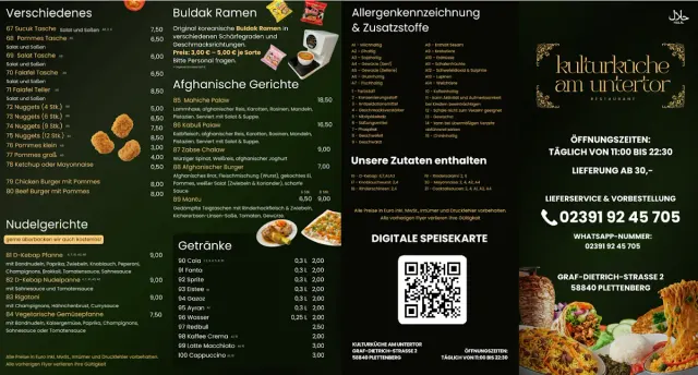 BookNoFees: مطعم – Kulturküche am Untertor – Plettenberg – المطبخ الثقافي عند البوابة السفلى، الصورة 2