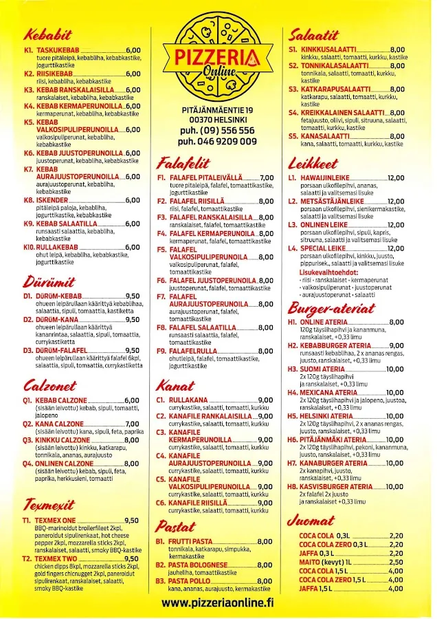 BookNoFees: بار وجبات خفيفة – Pizzeria Online – Helsinki – Pizzeria Online، الصورة 2