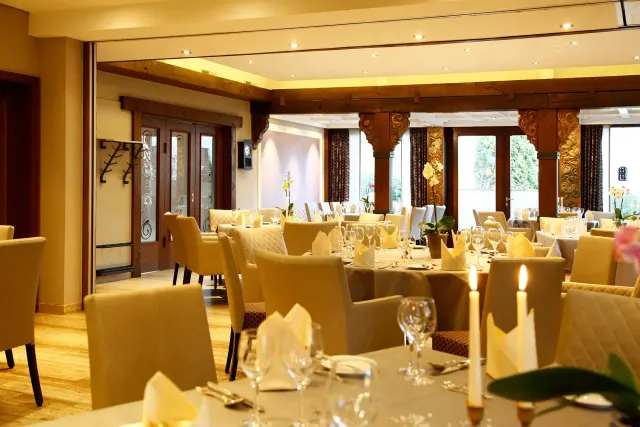 BookNoFees: مطعم – Restaurant im Flair Hotel Nieder – Bestwig – مطعم في فندق Flair Hotel Nieder، الصورة 3