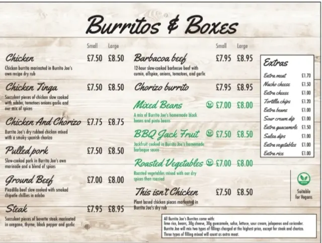 BookNoFees: بار وجبات خفيفة – Burrito Joe – London – Burrito Joe، الصورة 2