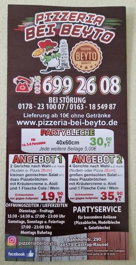 BookNoFees: مطعم – Pizzeria bei Beyto – Castrop-Rauxel – Pizzeria bei Beyto، الصورة 2