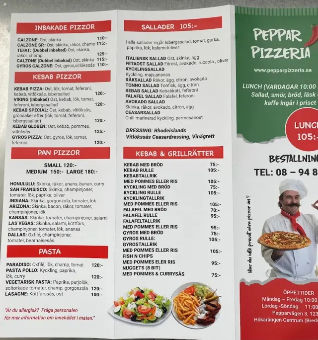 BookNoFees: بار وجبات خفيفة – Peppar Pizzeria – Stockholm – Peppar Pizzeria، الصورة 2