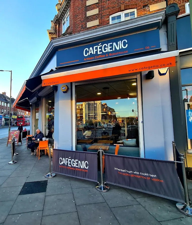 BookNoFees: مقهى – CaféGenic – London – CaféGenic، الصورة 1